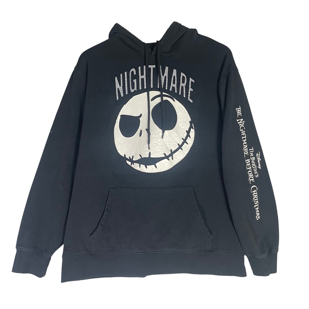 Disney Nightmare Before Christmas Jack Skellington Hoodie Black XL RN0101531